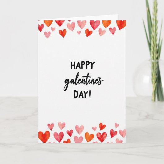 Carte de Galentines pour l'amitié (Devant)