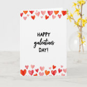 Carte de Galentines pour l'amitié (Fleur jaune)