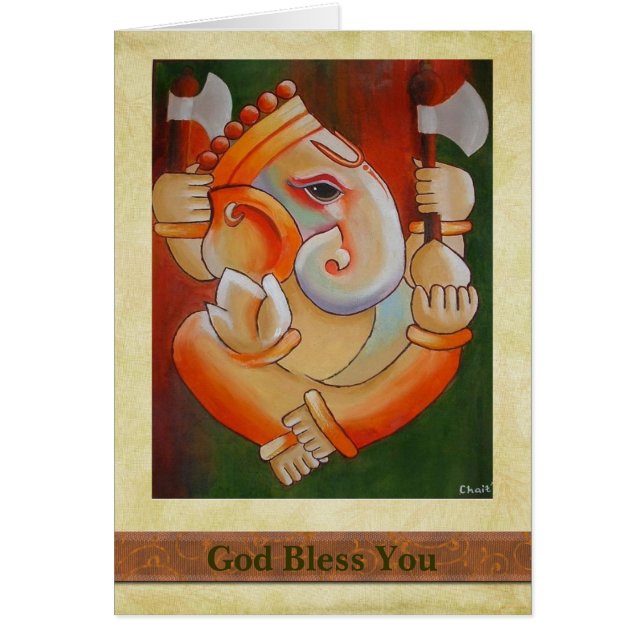 Carte de Ganapati (Devant)