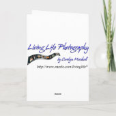 Carte de gâteau d'anniversaire (Dos)