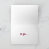 Carte de gâteau d'anniversaire (Intérieur)