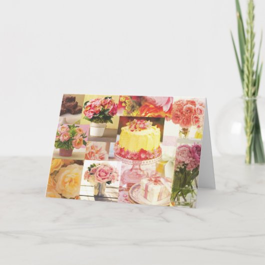 Carte de gâteau d'anniversaire (Devant)