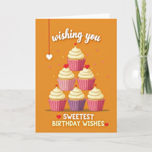 Carte de gâteau d'anniversaire empilé (Devant)