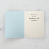 Carte de gâteau d'anniversaire personnalisée (Intérieur)