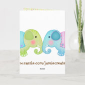 Carte de gâteau d'anniversaire personnalisée pour  (Dos)