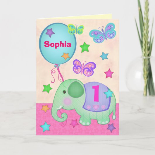 Carte de gâteau d'anniversaire personnalisée pour  (Devant)