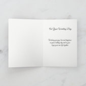 Carte de gâteau de mariage (Intérieur)