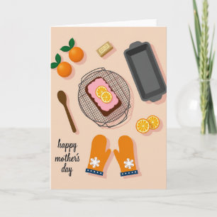 Carte de gâteau pour la fête des mères