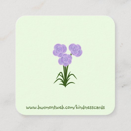 Carte de générosité : "Vous faites une différence" (Dos)