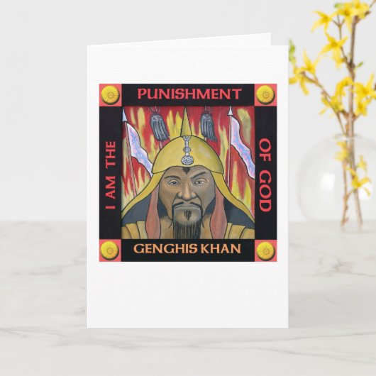 Carte de Genghis Khan (Fleur jaune)
