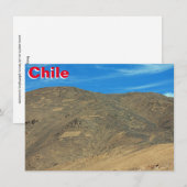 Carte de géoglyphes Atacama (Devant / Derrière)