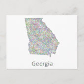 Carte de Géorgie (Devant)