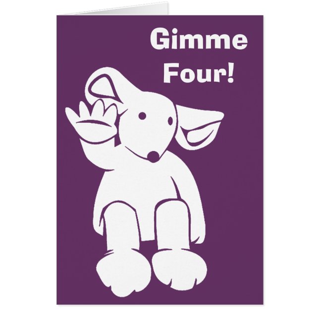 Carte de Gimme quatre (Devant)