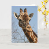 Carte de girafe (Fleur jaune)