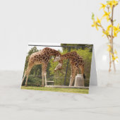 carte de girafe de striction (Fleur jaune)