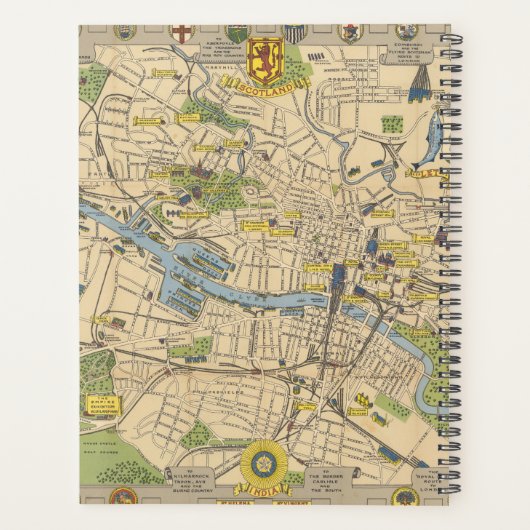 Carte de Glasgow, Angleterre (Dos)