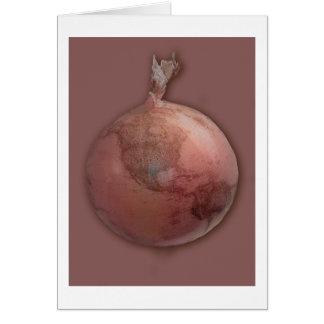 Carte de globe d'oignon