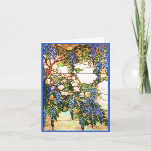 Carte de glycine Tiffany (Devant)