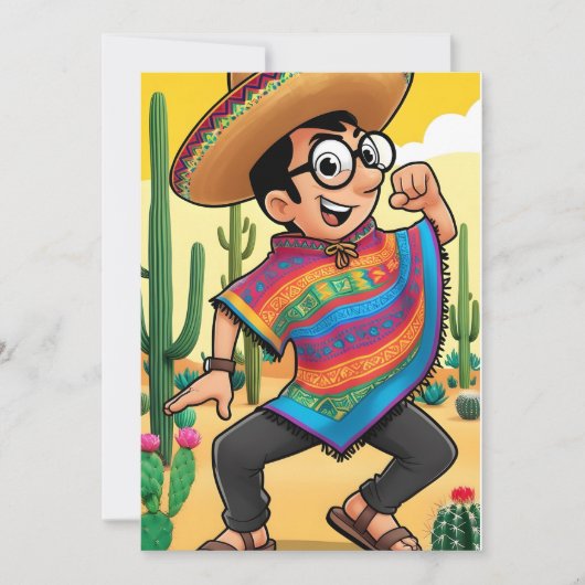 Carte de Gnome de Cinco de Mayo (Devant)