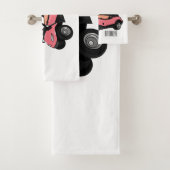 Carte de golf / dessin animé en voiturette de golf (En situation)