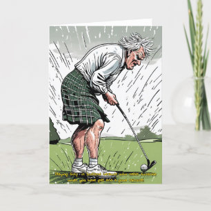 Carte de golf écossaise