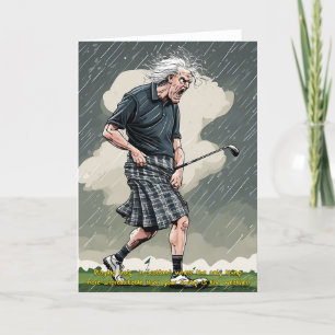 Carte de golf écossaise