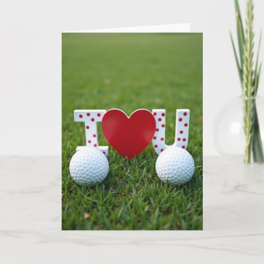 Carte de golf sincère (Devant)