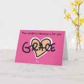 Carte de grâce (Fleur jaune)