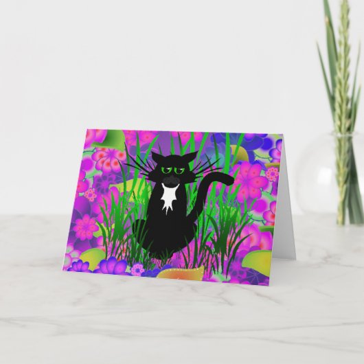 CARTE DE GRÂCE CHAT NOIR (Devant)