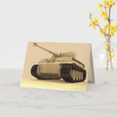 CARTE DE GRÂCE US TIGER TANK (Fleur jaune)