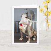 carte de graduation (Fleur jaune)