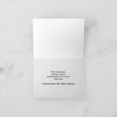 Carte de graduation au lycée — Congratulations (Intérieur)