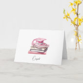 Carte de graduation Chic Rose Nurse (Fleur jaune)