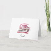 Carte de graduation Chic Rose Nurse (Devant)