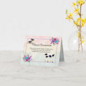 Carte de graduation couleur aquarelle (Fleur jaune)