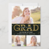 Carte de graduation de couleur modifiable Bokeh Co (Devant)