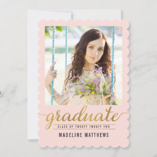 Carte de graduation de couleur modifiable de scrip
