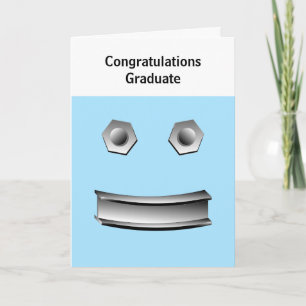 Carte de graduation de la face de poutre souriante