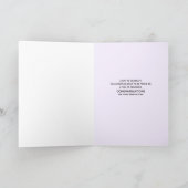 Carte de graduation de petite fille personnalisabl (Intérieur)