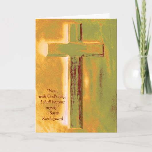 Carte de graduation de soumission Kierkegard Sémin (Devant)