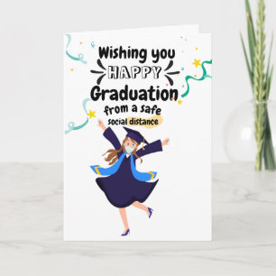 Carte de graduation en quarantaine