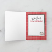 Carte de graduation moderne infirmière pour person (Intérieur)