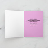 Carte de graduation personnalisable (Intérieur)