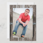 Carte de graduation personnalisée Bridger (Dos)