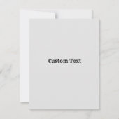 Carte de graduation personnalisée, conception d'ai (Dos)