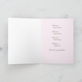 Carte de graduation Pink Peonies (Intérieur)