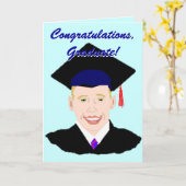 Carte de graduation religieuse (Fleur jaune)