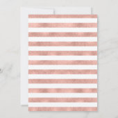 Carte de graduation rose Gold Tassel (Dos)