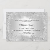 Carte de graduation Silver Snowflake Winter Wonder (Dos)