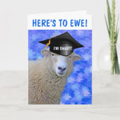 Carte de graduation Smart Sheep (Devant)